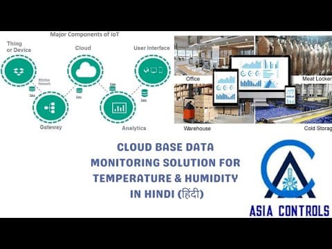 Cloud Base Data Monitoring Solution for Temperature and Humidity in Hindi