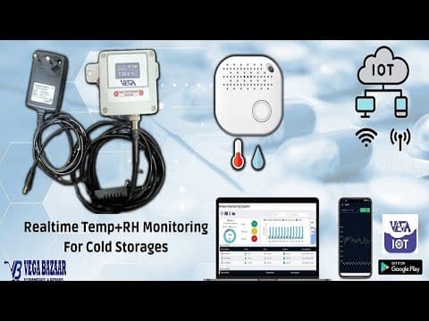 VEGA IoT Realtime Temperature and Humidity Data Logger | Configuration & App Usage
